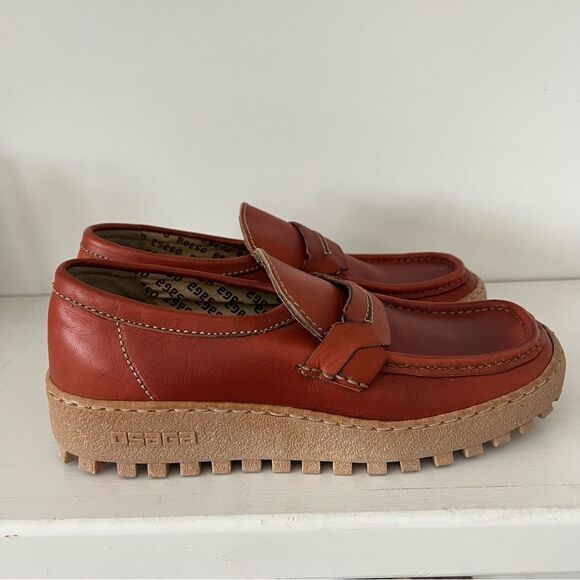 Osaga Vintage Kinetics Leather Loafer Made In Korea Men’s 7.5 Rare!
